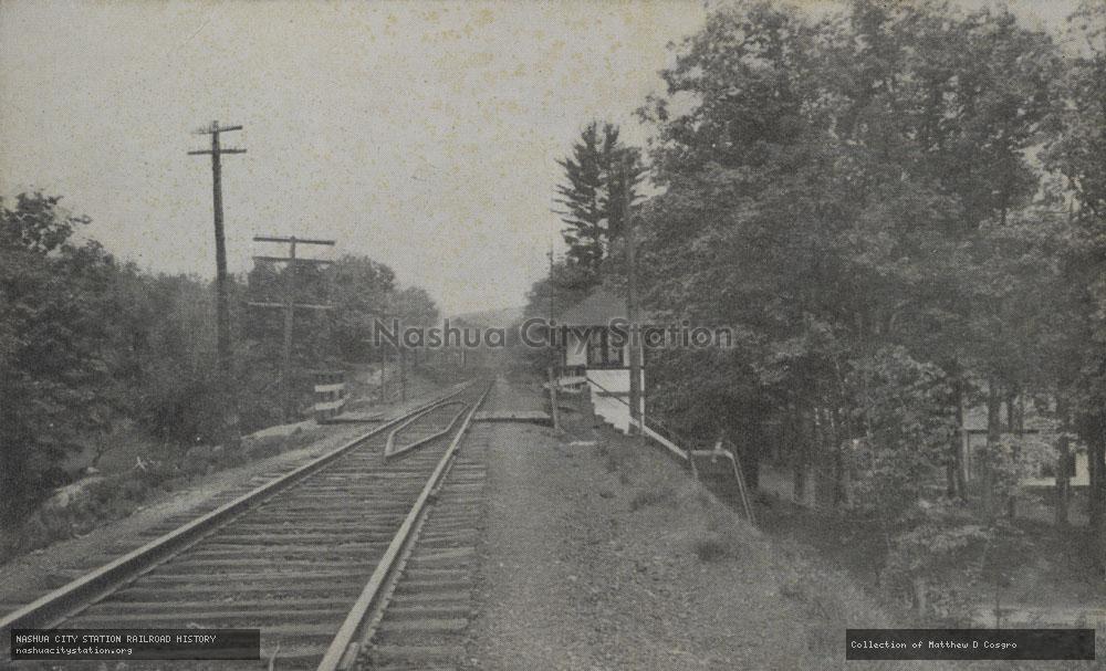 Postcard: Webster Lake Station, Franklin, New Hampshire
